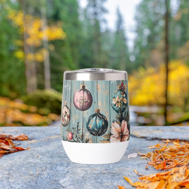 Vintage Country Christmas Rustic Farmhouse Wood (Außenbereich (gedreht))