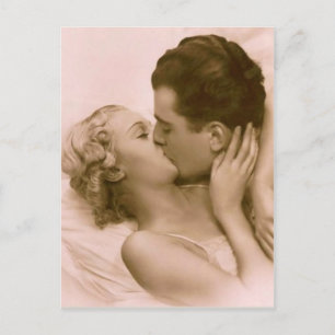 Vintage Couple French Postcard Postkarte