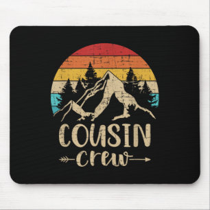Vintage-Cousin-Crew-Sommercamp Berge  Mousepad
