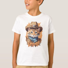 Vintage-Cowboy-Kätzchen-Design