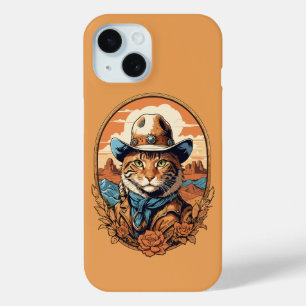 Vintage-Cowboy-Katze-Design Case-Mate iPhone Hülle