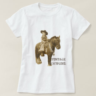 VINTAGE-COWBOY-LADY-TOP T-Shirt