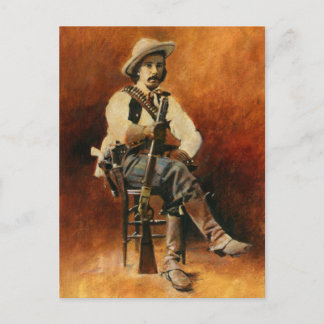 Vintage Cowboy-Postkarte Postkarte