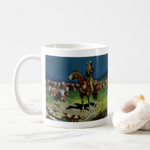 Vintage Cowboy, Rinderzüchter auf der Farm Tasse