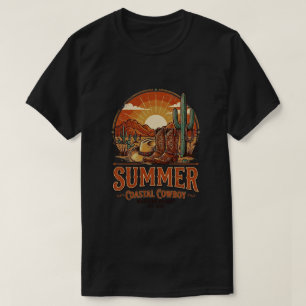 Vintage-Cowboy-Wüste - Retro-Sommerurlaub T-Shirt