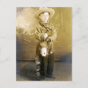 Vintage Cowboys 18 Postkarte