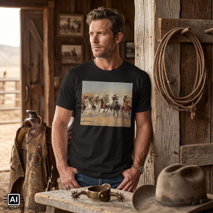 Vintage Cowboys, A Dash For Timber von Remington T-Shirt