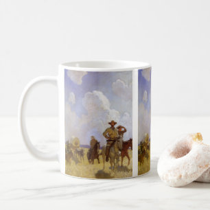 Vintage Cowboys, das Parkman-Outfit von NC Wyeth Kaffeetasse