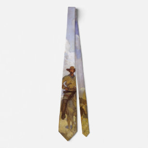Vintage Cowboys, das Parkman Outfit von NC Wyeth Krawatte