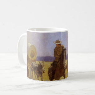 Vintage Cowboys, das Parkman-Outfit von NC Wyeth Tasse