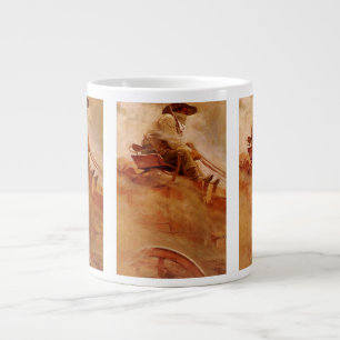 Vintage Cowboys, Der Erzwagen von NC Wyeth Jumbo-Tasse
