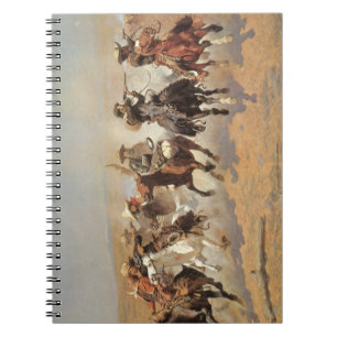 Vintage Cowboys, ein Holzschuh von Remington Notizblock