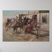 Vintage Cowboys, in ohne zu klopfen von CM Russell