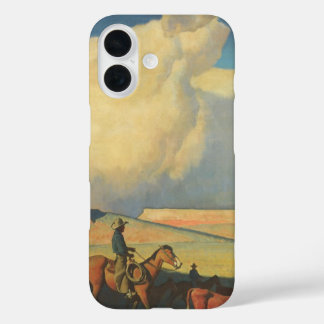 Vintage Cowboys, Open Range von Maynard Dixon iPhone 16 Hülle