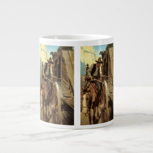Vintage Cowboys, The Admirable Outlaw von NC Wyeth Jumbo-Tasse