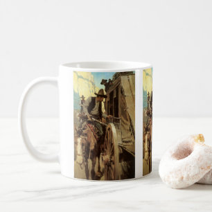 Vintage Cowboys, The Admirable Outlaw von NC Wyeth Kaffeetasse