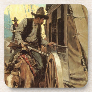 Vintage Cowboys, The Admirable Outlaw von NC Wyeth Untersetzer