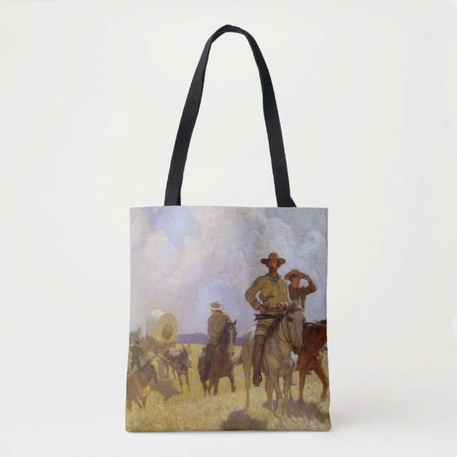 Vintage Cowboys, The Parkman Outfit von NC Wyeth (Vorderseite)