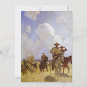 Vintage Cowboys, The Parkman Outfit von NC Wyeth