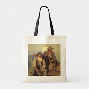 Vintage Cowboys, The Pay Stage von NC Wyeth Tragetasche
