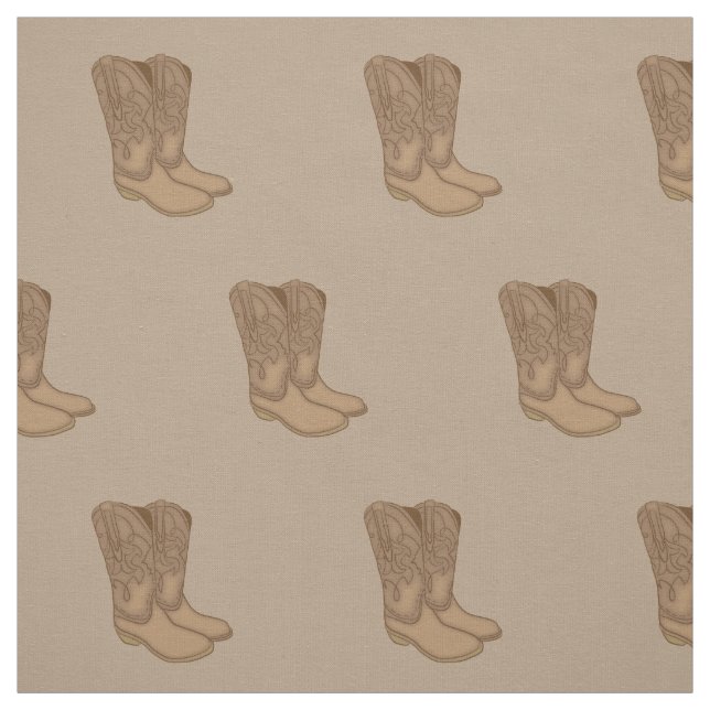 Vintage Cowboystiefel Stoff (Muster)