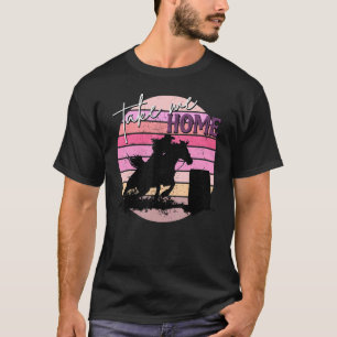 Vintage-Cowgirl-Barrel-Racing Western-Country-Dreh T-Shirt