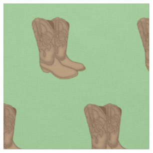 Vintage Cowgirl-Boots Soft Green Baby Room Decke Stoff