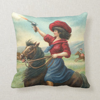 Vintage-Cowgirl-"Whoop It Up"-Kissen Kissen