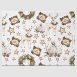 Vintage Cozy Christmas Seidenpapier