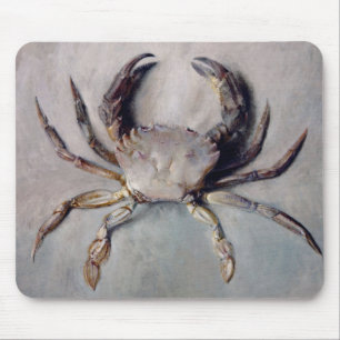 Vintage Crab-Malerei Mousepad
