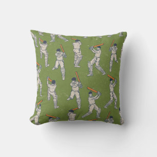 Vintage-Cricket-Muster Kissen