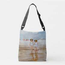 Vintage Cross Body Bag mit Allover-Druck Strand Sc
