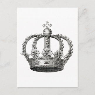 Vintage Crown Postkarte