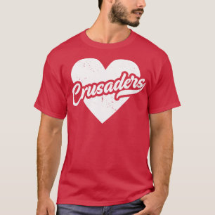 Vintage Crusaders Schulgeist High School Masco T-Shirt