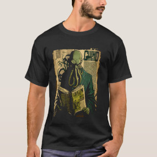 Vintage-Cthulhu-Detektiv-Comic-Art Tiefsee-Monst T-Shirt