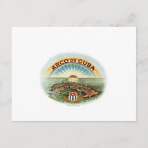Vintage Cubano Arco de Cuba Postkarte