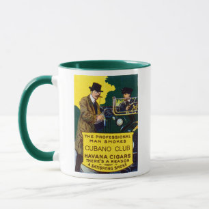 Vintage Cubano Club Zigarren Tasse