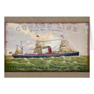 Vintage Cunard Linie königlicher