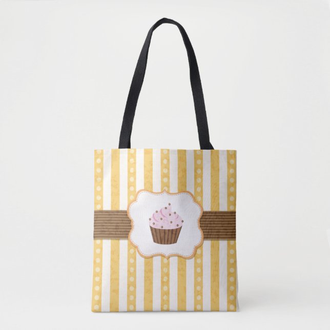 Vintage-Cupcake-Hintergrund (Vorderseite)