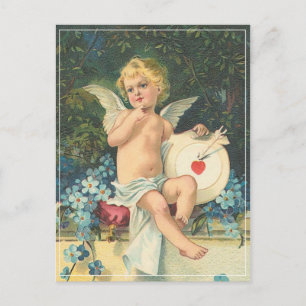 Vintage Cupid & Mark Postkarte