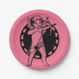 Vintage Cupid Paper-Teller Pappteller