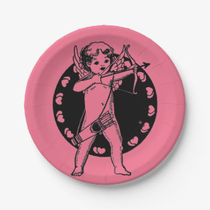Vintage Cupid Paper-Teller Pappteller