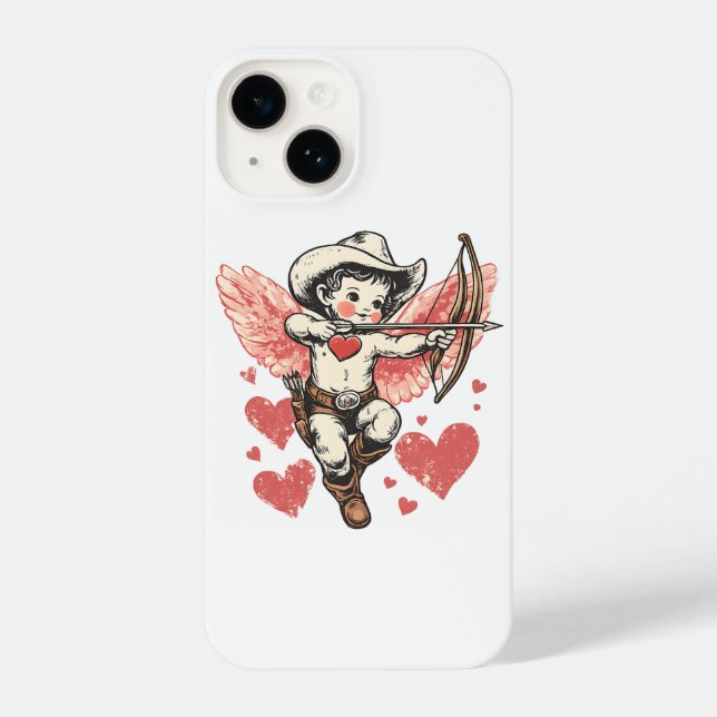 Vintage Cupid Phone Case iPhone Hülle (Rückseite)