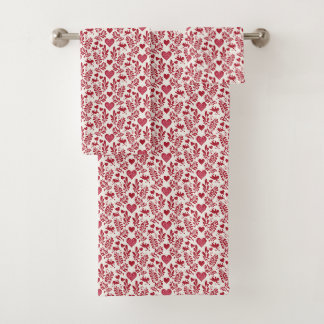 Vintage-Cupid-Wallpaper Badhandtuch Set