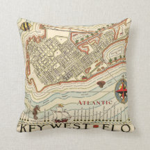Vintage-Cushion mit Cayo Hueso-Muster