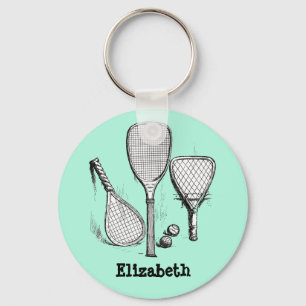 Vintage Custom Tennis Freak Schlüsselanhänger
