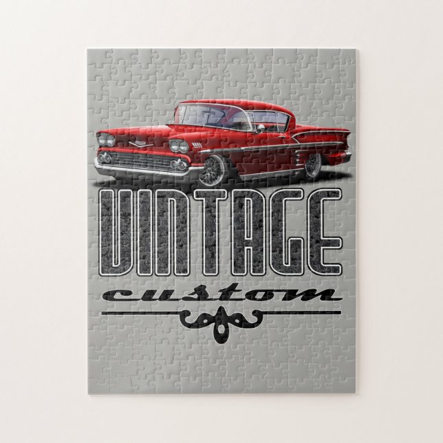 Vintage Customs Impala Puzzle (Vertikal)