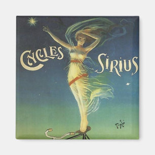 Vintage Cycles Sirius Fahrradposter Magnet