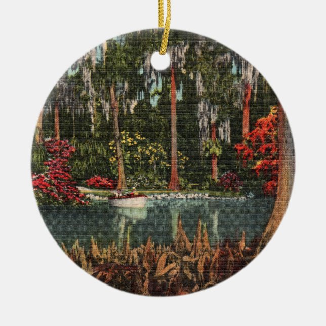 Vintage Cypress Gardens Ornament (Vorne)