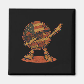 Vintage Dabbing Fußball Amerikanisch Magnet